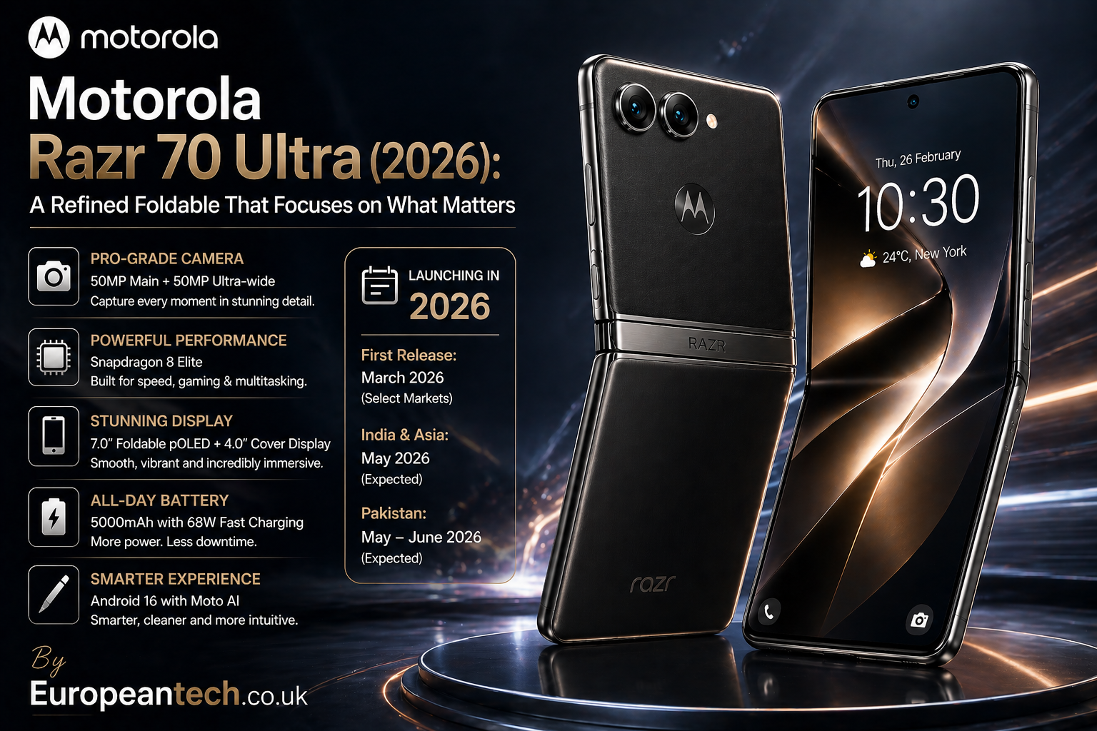 Motorola Razr 70 Ultra 2026