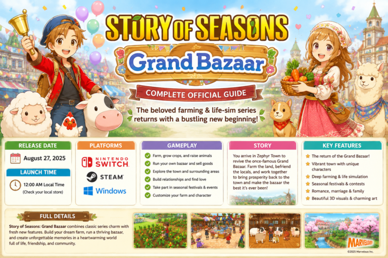 Story of Seasons: Grand Bazaar