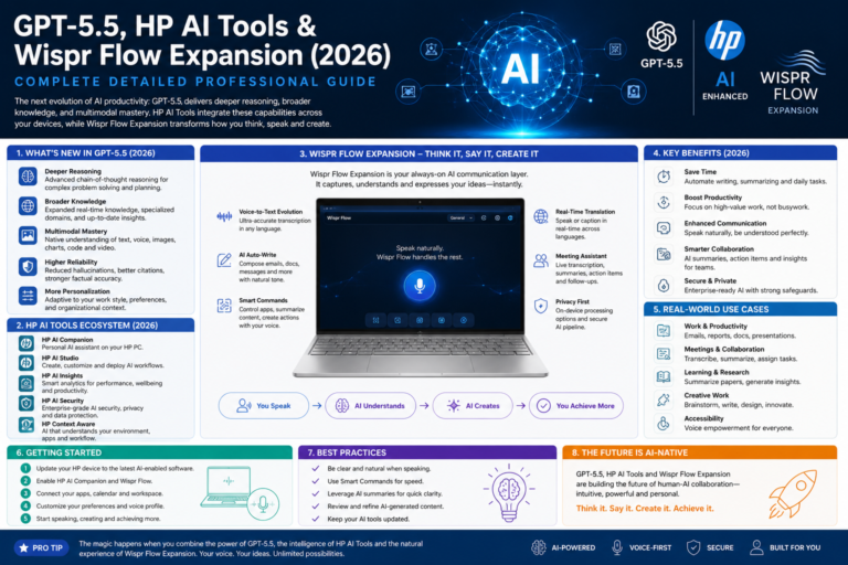 GPT-5.5, HP AI Tools & Wispr Flow Expansion