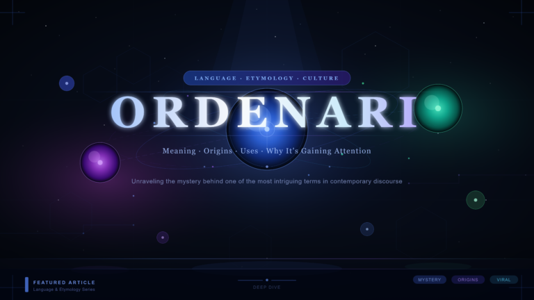 ordenari