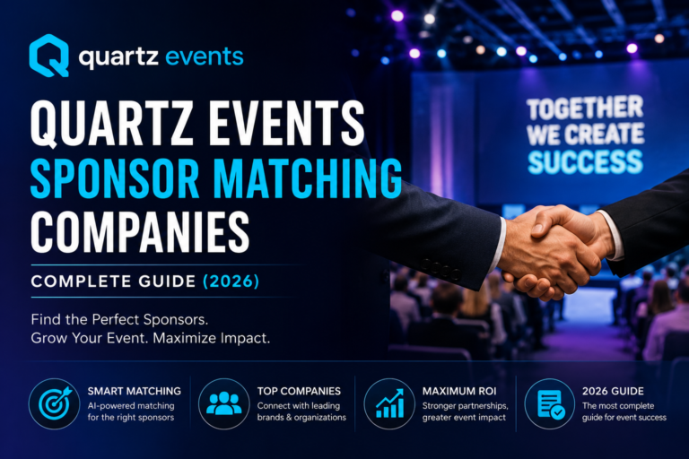 quartz events sponsor matching companies