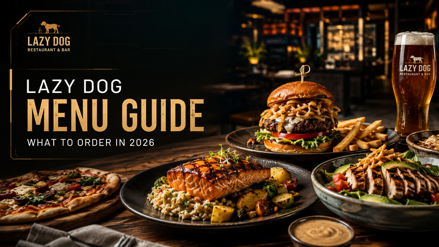 lazy dog menu