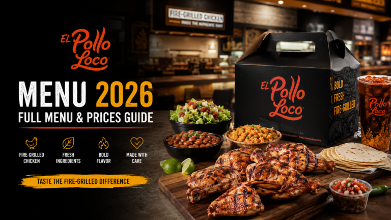 el pollo loco menu