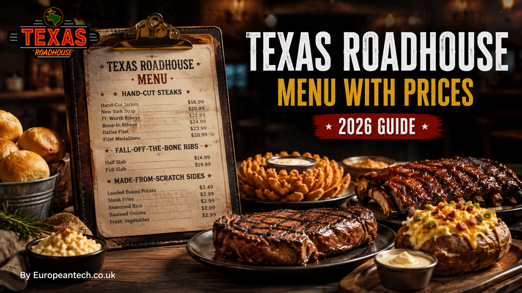 texas roadhouse menu with prices