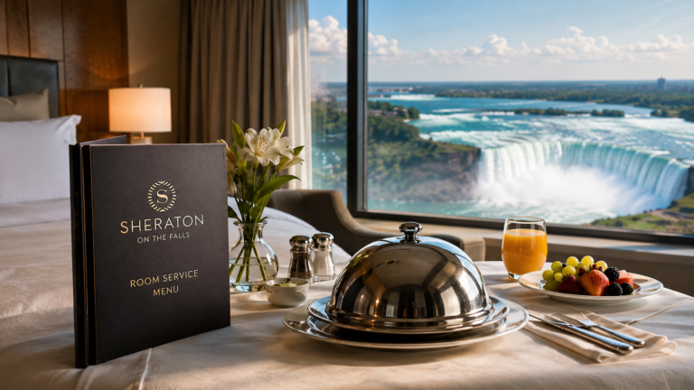 sheraton on the falls room service menu