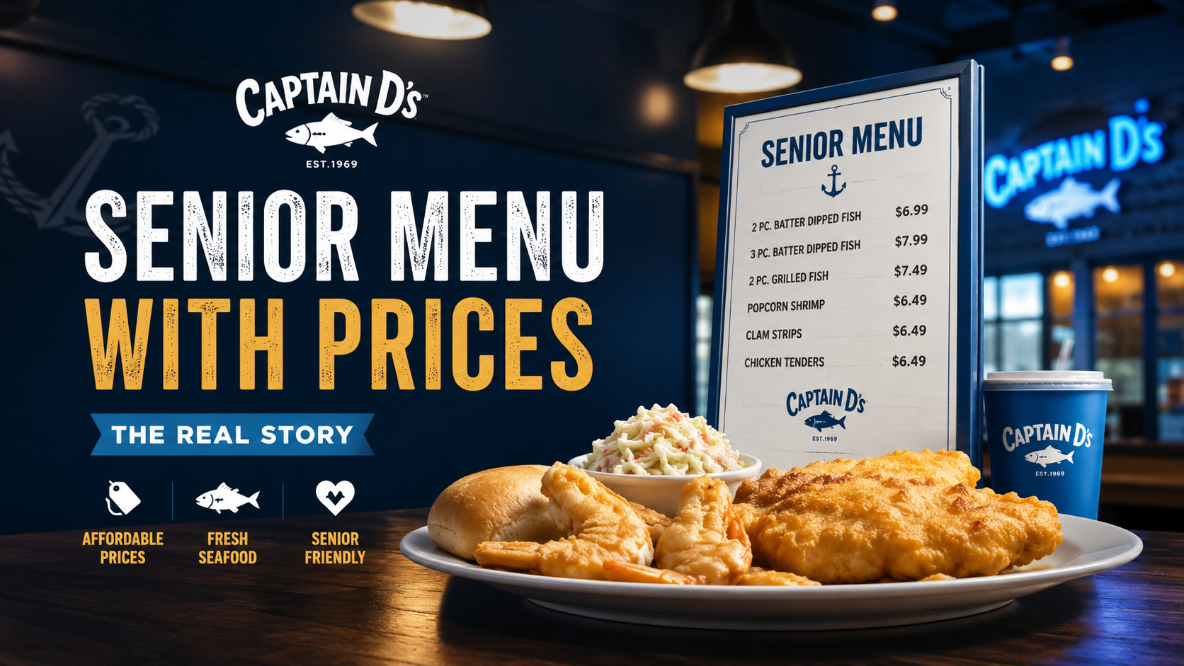 captain d's senior menu with prices