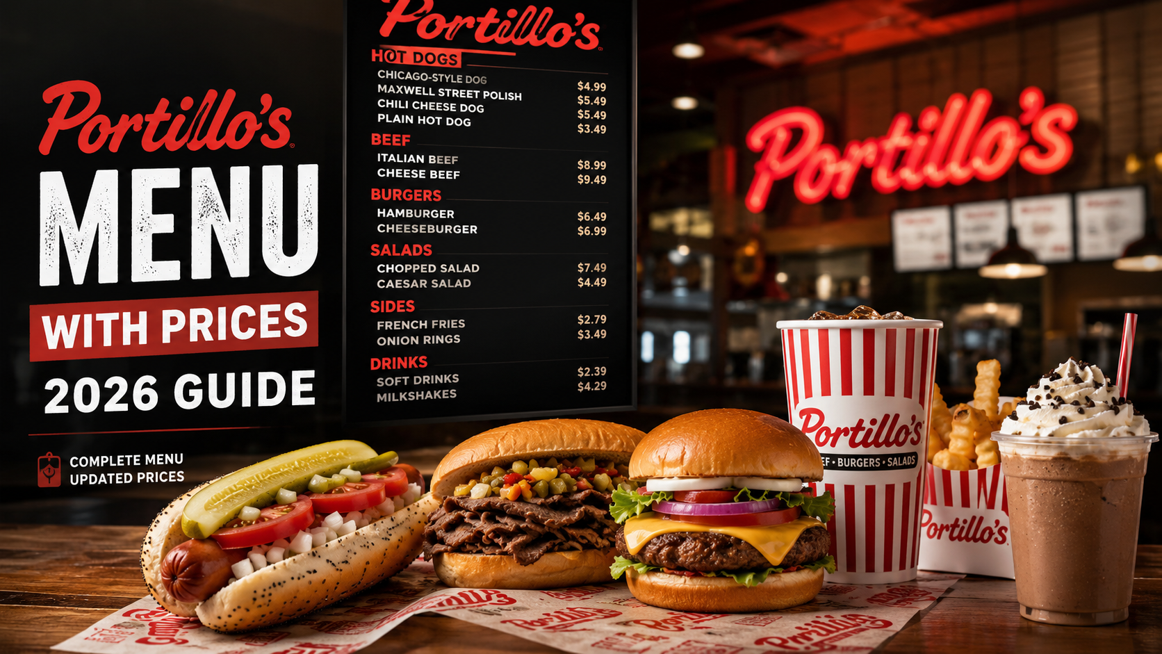 portillo's menu with prices