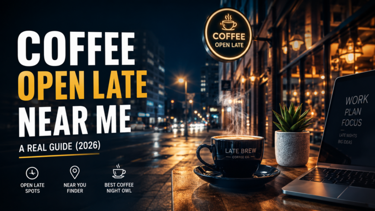 coffee open late near me