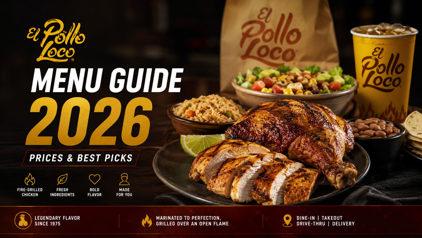 menu pollo loco restaurant