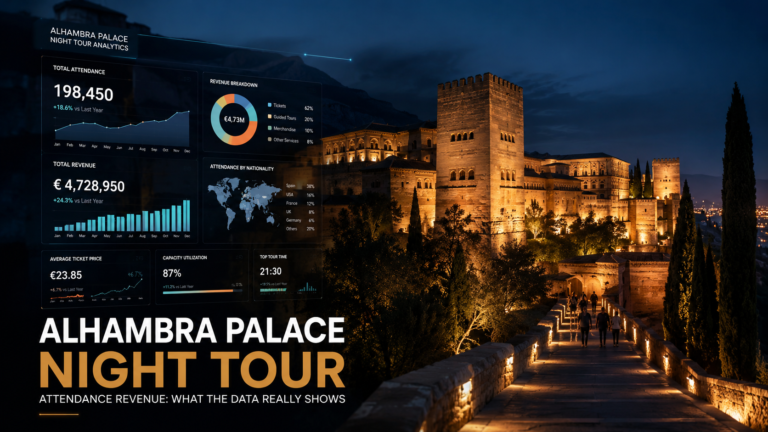 alhambra palace night tour attendance revenue