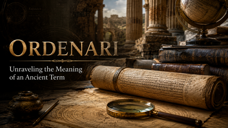 ordenari