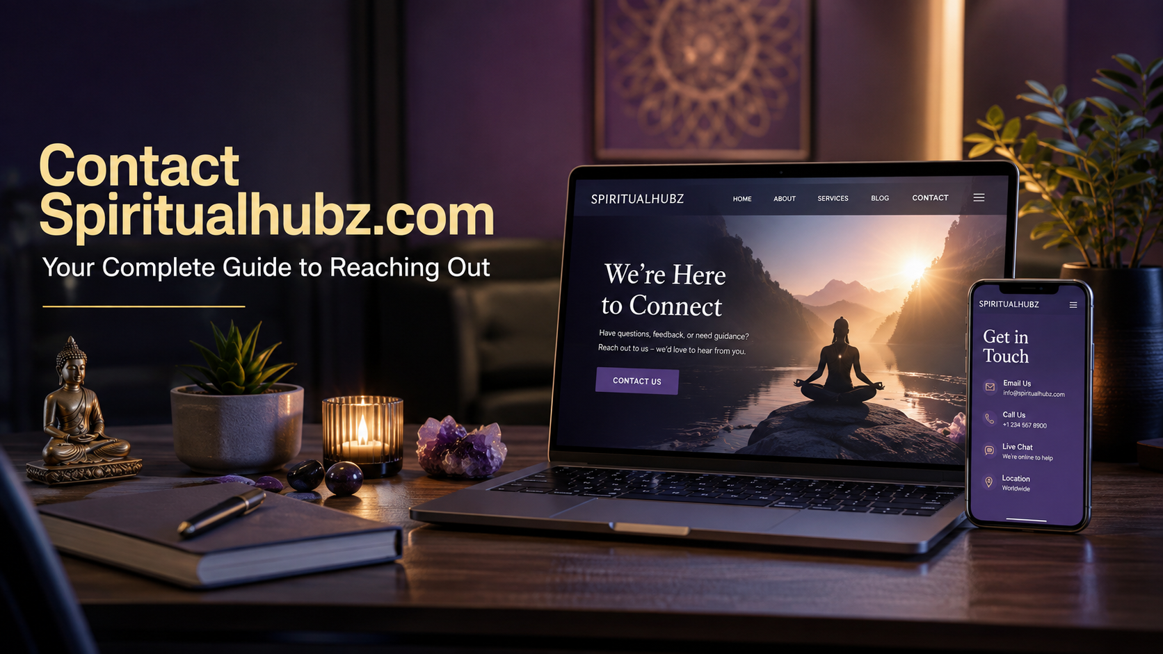 Spiritualhubz.com contact