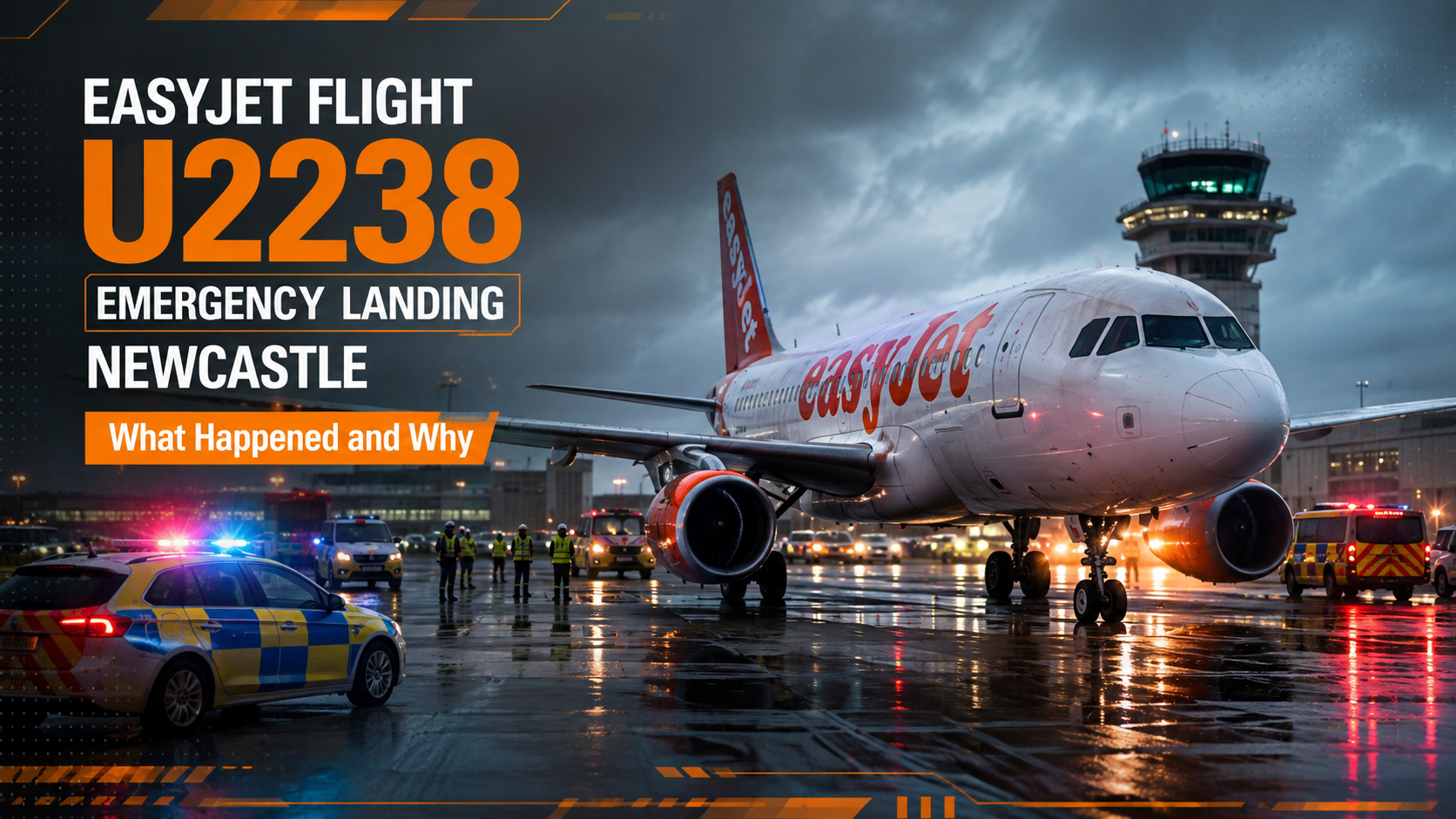EasyJet Flight U2238 Emergency Landing Newcastle